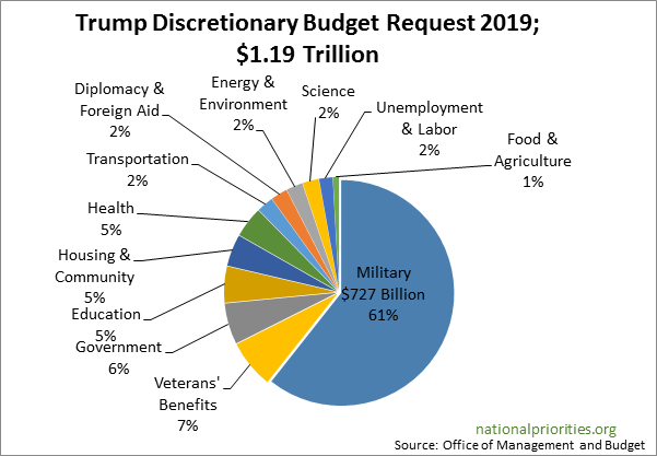 Government Budget 2019 Pie Chart